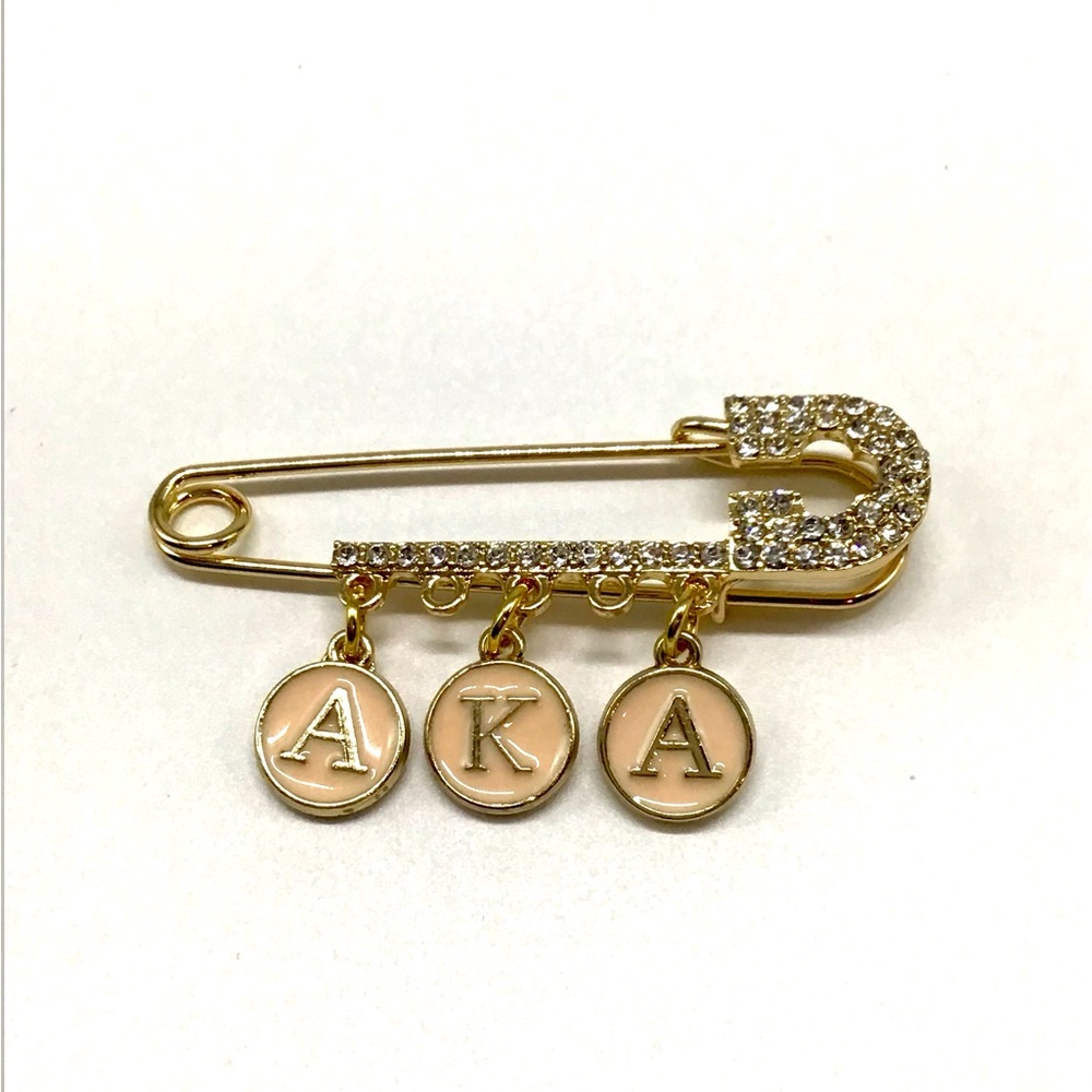 AKA Gold Pin/Brooch - Picture 2 of 4